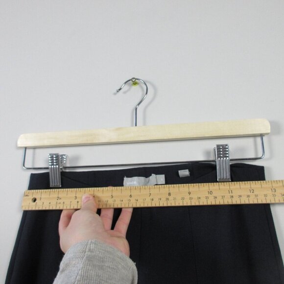 Vince High Rise Slim Fit Pull-On Ponte Pants Women XS Black Viscose Blend 326 - Picture 9 of 12